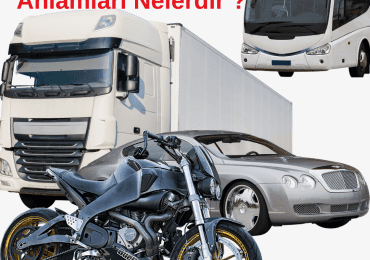 Ehliyet Harfleri ve Anlamları Nelerdir ?